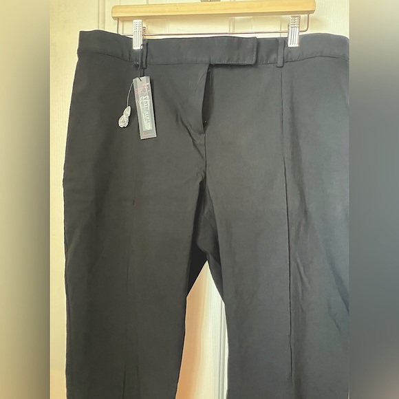 Lane Bryant Women Black Trouser Pants Tighter Tummy Technology Plus Sz 20 - Picture 3 of 10